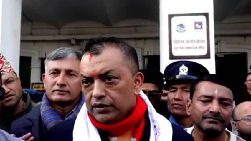 आवश्यक सबै कागजात निर्वाचन आयोगमा बुझाइसकेको छौं : गगन थापा